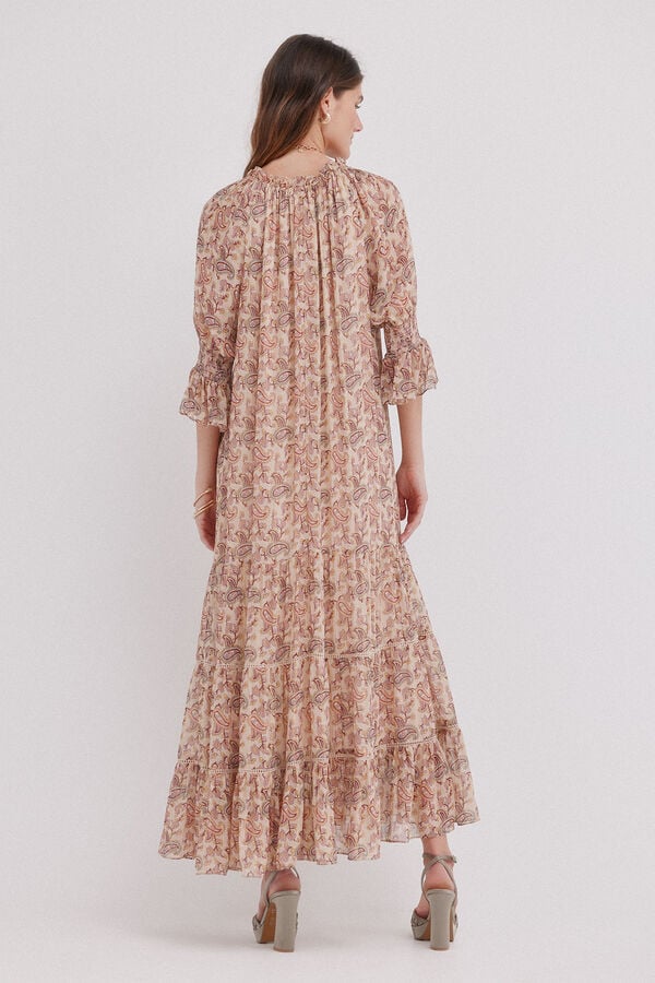 Hoss Intropia Lidia. Vestido com estampado paisley Multicolorido