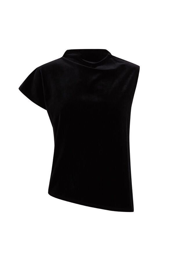 Hoss Intropia Miri.Top assim&eacute;trico Preto
