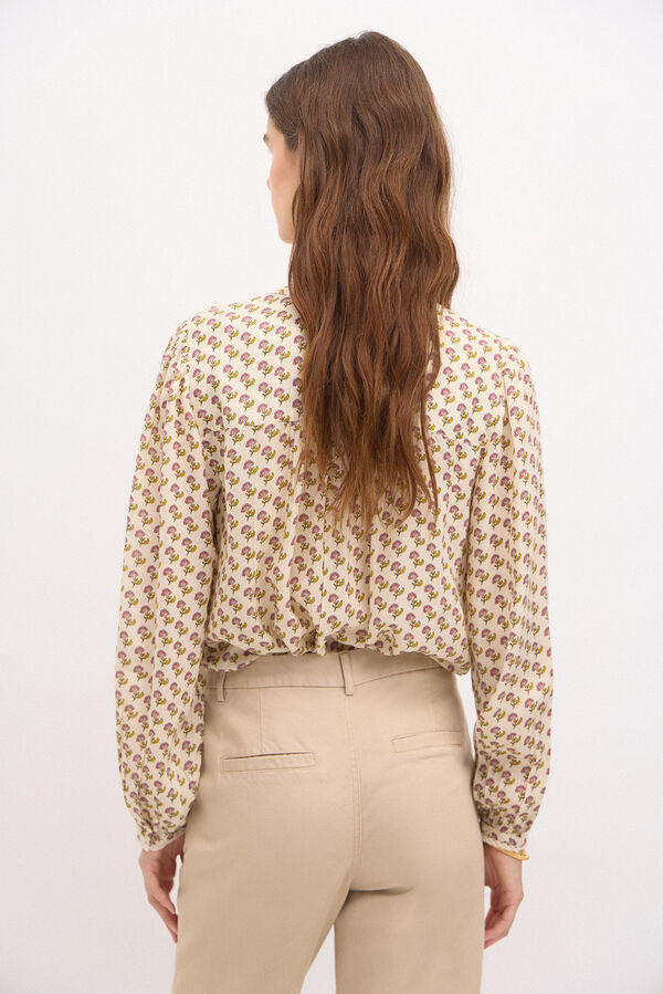 Hoss Intropia Cruz. Blusa sello estampada. Multicolor