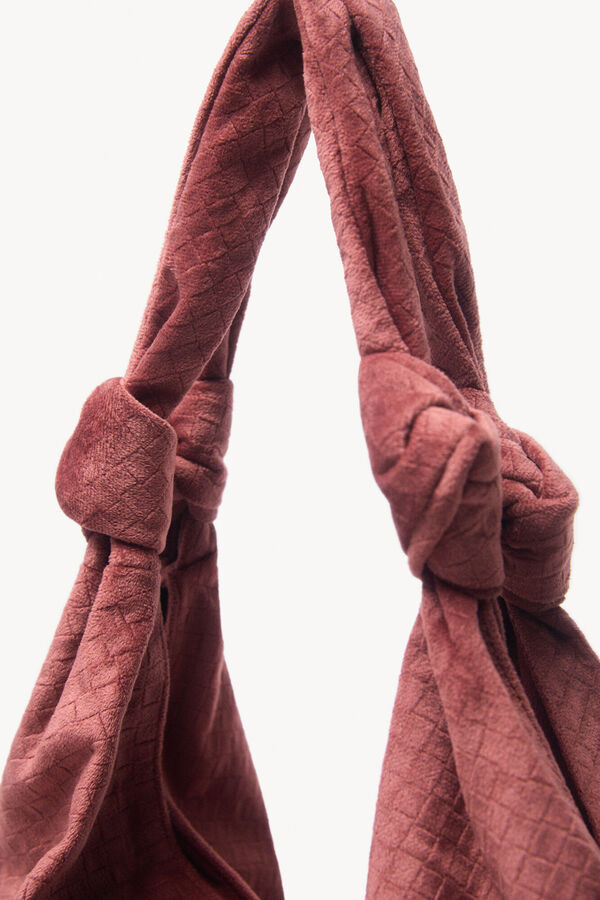 Hoss Intropia Nuria. Saco terciopelo grabado Marron