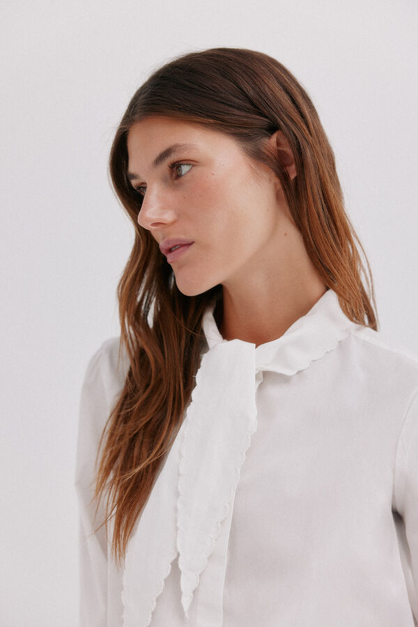 Hoss Intropia Caia. Blusa lazada Blanco
