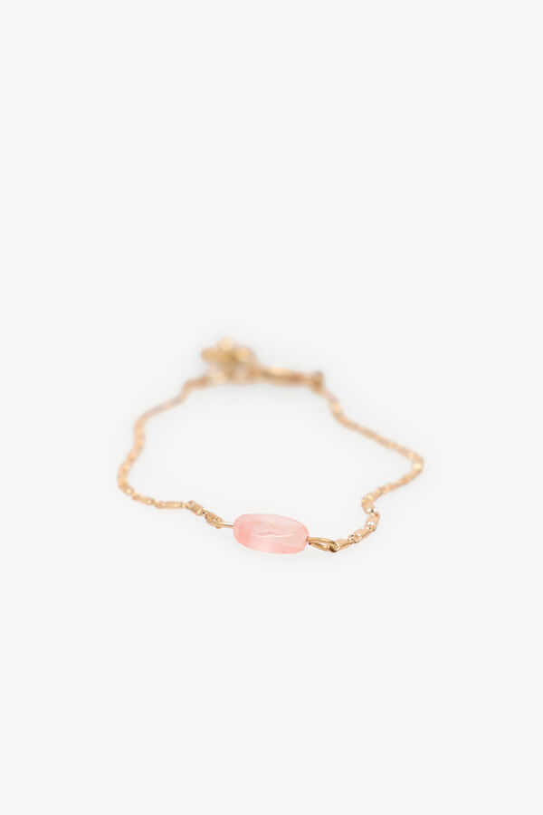 Hoss Intropia Lavinia.Pulsera piedra semipreciosa Rosa