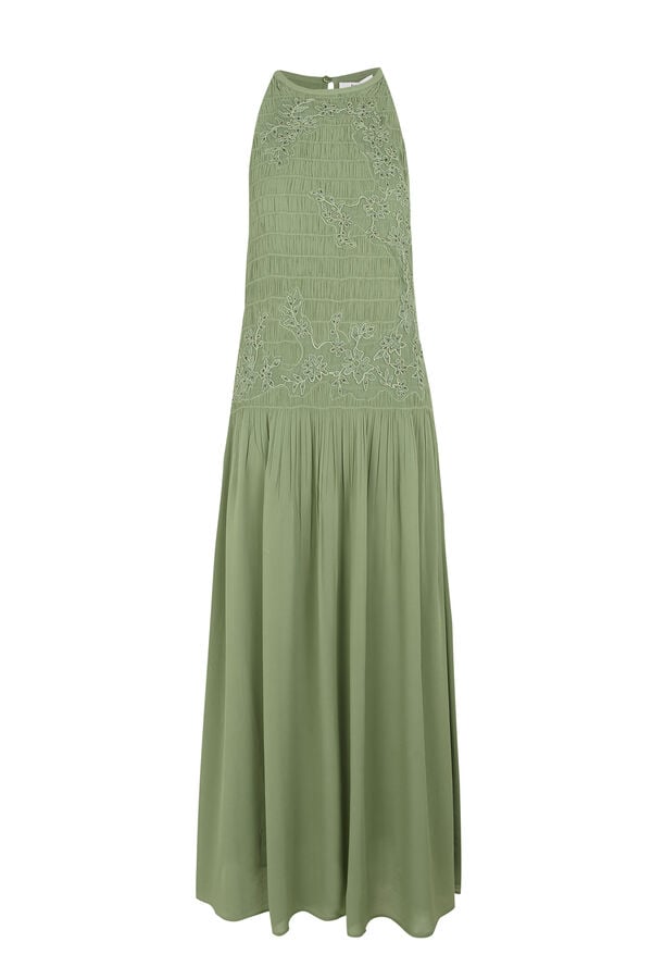 Hoss Intropia Adara. Vestido flu&iacute;do Verde