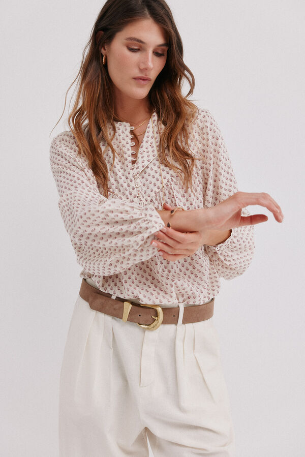 Hoss Intropia Genebra. Blusa estampada Multicolorido