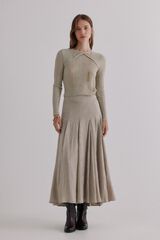 Conjunto de rosa e nabila