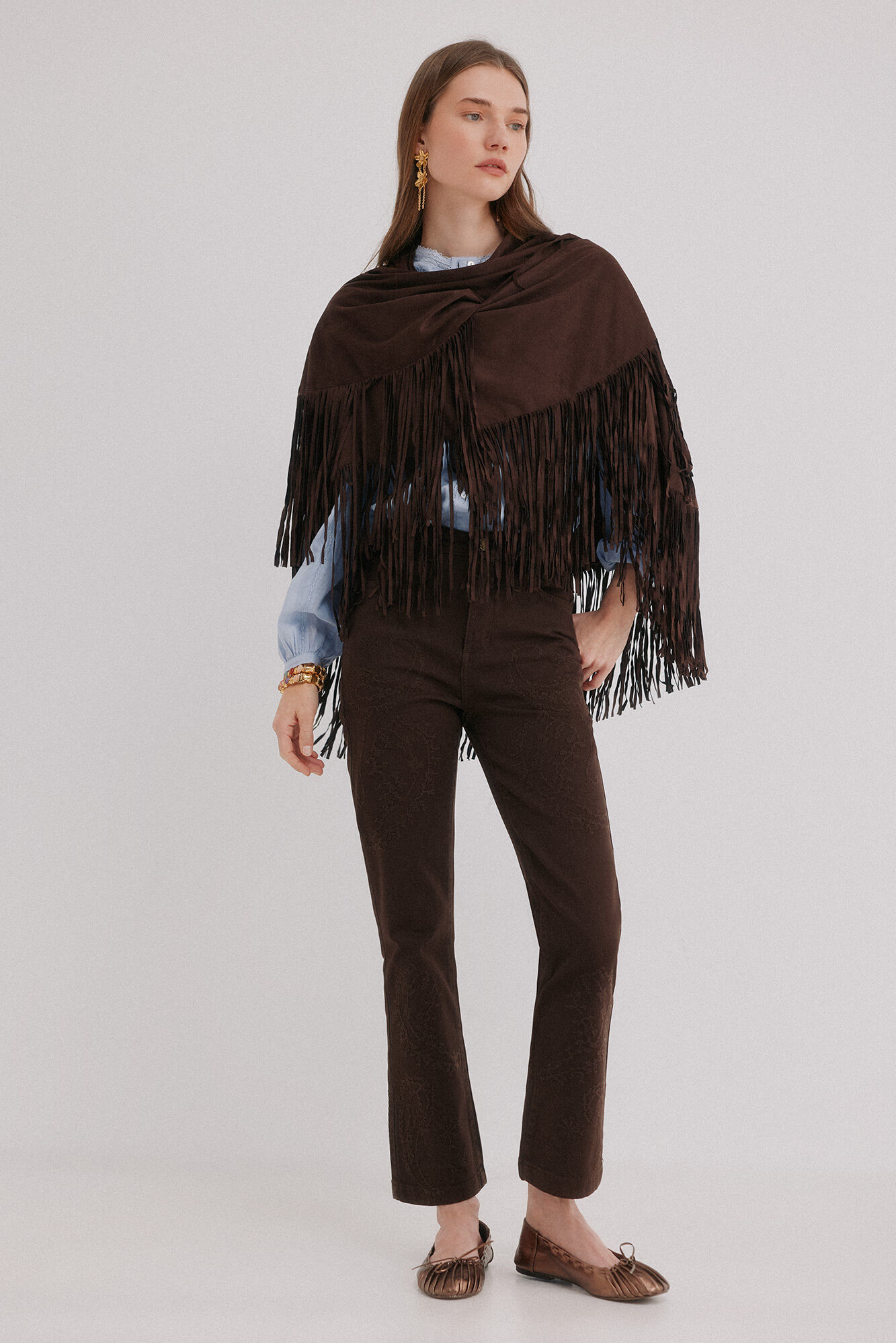 Conjunto de bela e xaile