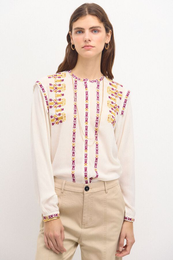 Conjunto de paloma y rosana