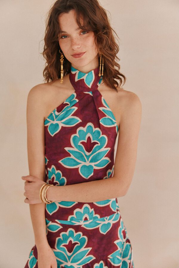 Conjunto de rosa e clara