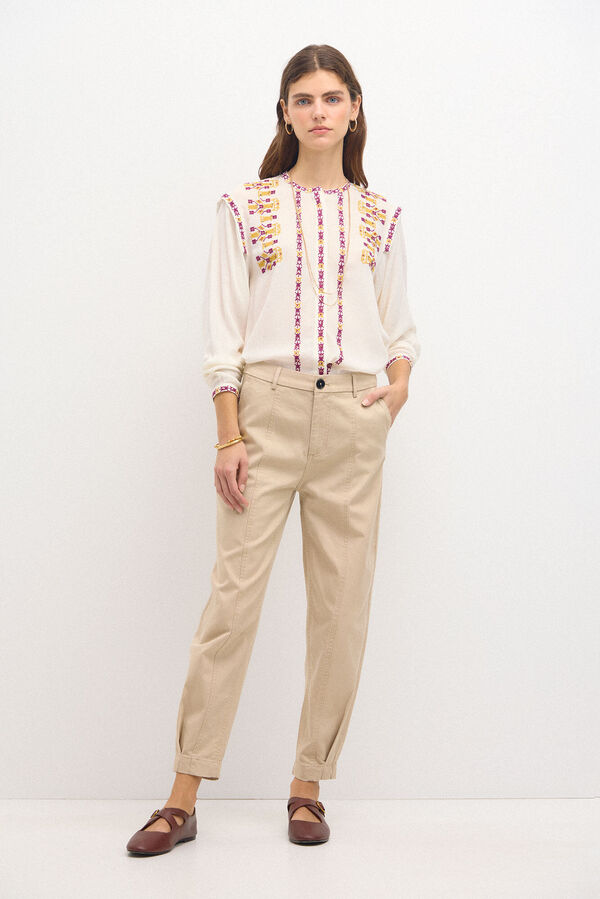 Conjunto de paloma y rosana